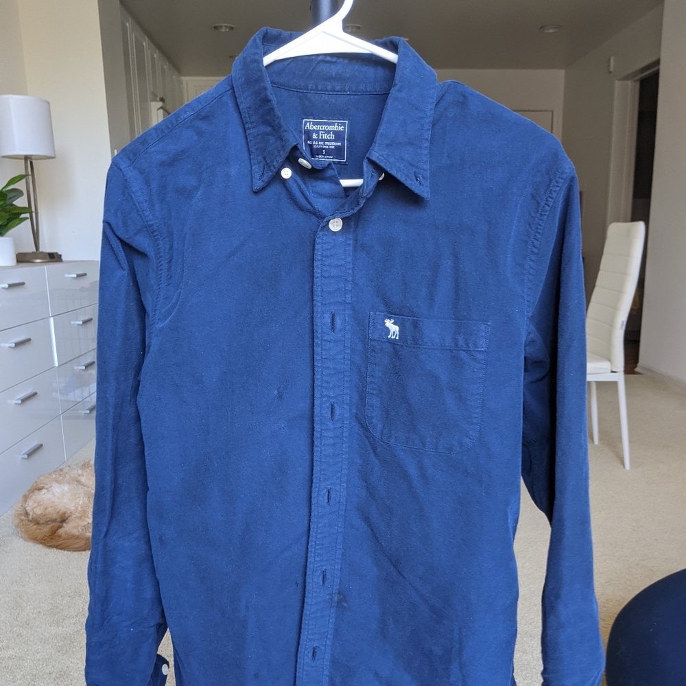 Abercrombie Dress Shirt Blue